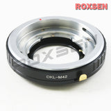 Voigtlander Retina DKL lens to M42 screw mount adapter - Pentax Zenit