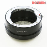 Leica Visoflex M mount Viso lens to Nikon F Mount Adapter - Df D4 D90 D800 D7500