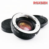 0.72x Focal Reducer Speed Booster Adapter for Minolta MD mount lens to Fujifilm X mount FX camera - X-Pro1 X-T2
