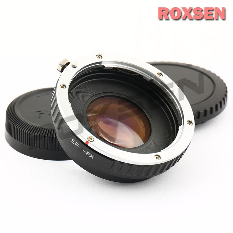 0.72x Focal Reducer Speed Booster Adapter for Canon EOS EF lens to Fujifilm X mount FX camera - X-Pro2 X-T1