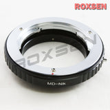 Macro Minolta MC MD lens to Nikon F mount adapter - D5 D850 D800 D7500 D90 Df D3500