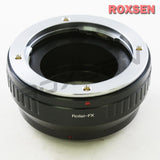 Rollei QBM mount lens to Fujifilm X mount FX adapter - X-Pro1 X-E1 T10 camera