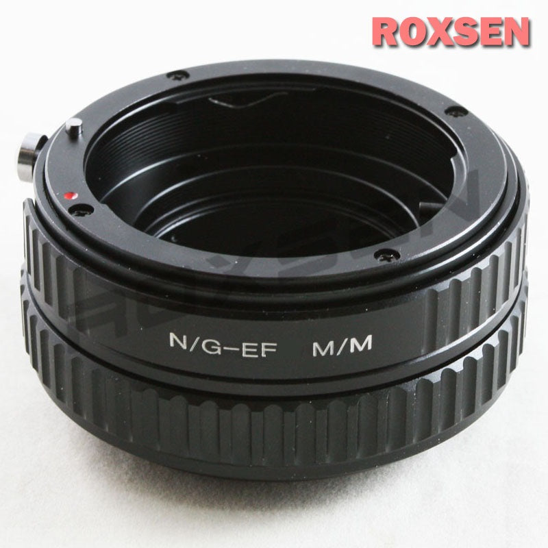 Nikon F mount G AF-S lens to Canon EOS M Adapter Adjustable Macro Focusing Helicoid - M5 M6 M50
