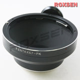 Pentax 67 6x7 mount lens to Pentax K Mount PK Adapter - K100D K20D K-7 5 r x 01 30