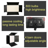 Pixco 50W 800 bulbs bi-color LED panel studio video light - for mobile live broadcast selfie Tiktok YouTube facebook Aputure Nanlite Godox