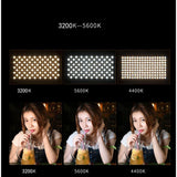 Pixco 50W 800 bulbs bi-color LED panel studio video light - for mobile live broadcast selfie Tiktok YouTube facebook Aputure Nanlite Godox