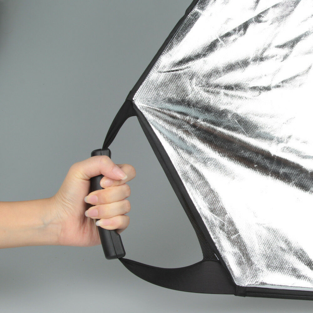 KAMERAR 5-in-1 Collapsible Grip Reflector for Studio Lighting with tripod mount
